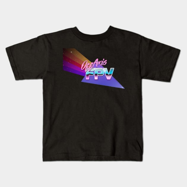 Off Axis FPV Rainbow Kids T-Shirt by FPV YOUR WORLD